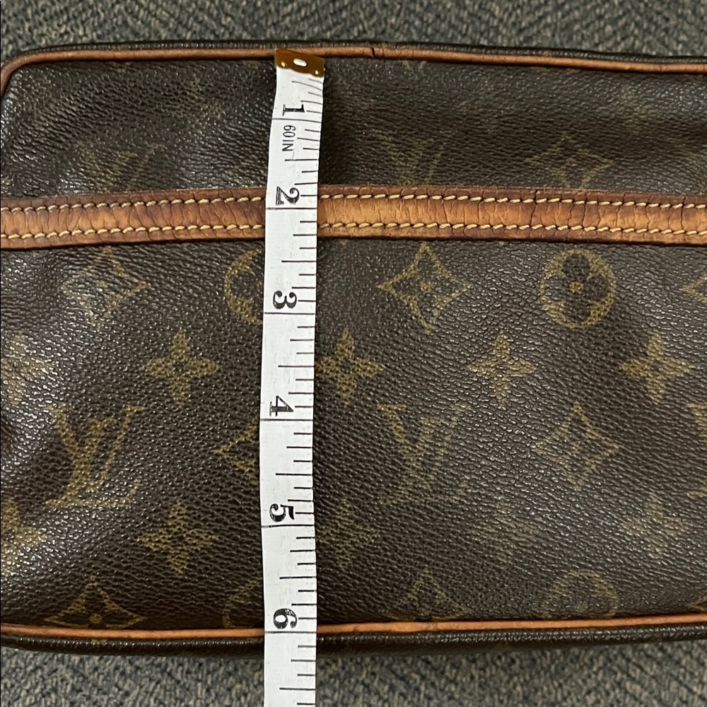 Authentic Louis Vuitton Monogram Compiegne 23 Clutch Bag - Picture 3 of 15
